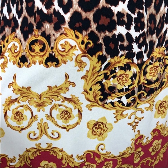 Boston Proper Regal Leopard Print Dress | S - Picture 5 of 7